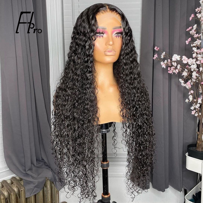 5×5 Lace Closure Wig Curly Pre Plucked With Baby Hair